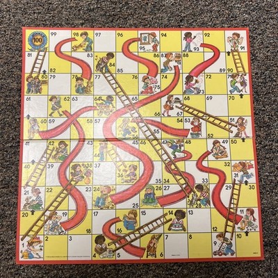 CHUTES AND LADDERS 1979 Board only