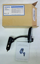 Bluetooth Car FM Transmitter, Hands free Radio Adapter Kit USB Charger