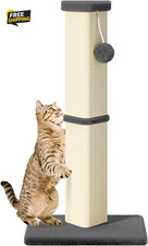 Cat Scratching Post, 32 Inch Tall Scratching Post for Indoor with 5 Inch Diamete