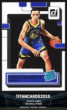 Patrick Baldwin Jr. 2022-23 Panini Donruss Rated Rookie RC Golden State Warriors