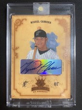 Miguel Cabrera 2004 Donruss Diamond Kings #103 Autograph Signature 007/100 SP