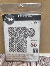 Sizzix INTERTWINE Tim Holtz 3-D Embossing Folder Texture Fades 664759