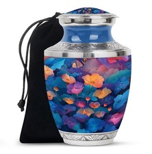 Lotus Peace Memorial Urns for Ashes Adult Men Women 10 Inch