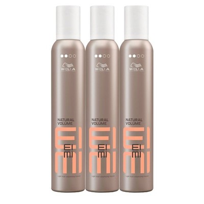 Wella EIMI Natural Volume Styling Mousse 500ml X3