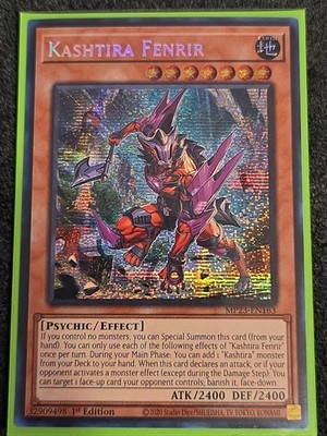 Kashtira Fenrir Prismatic Secret Rare MP23-EN163 1st Edition NM Free Ship