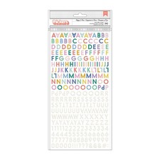 American Crafts Hello Little Girl Thickers Stickers 562/Pkg-Alpha - 34025800