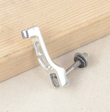 Bicycle Brake Cable Housing Stop Guide Front Rigid Fork Mount Bolt On Silver