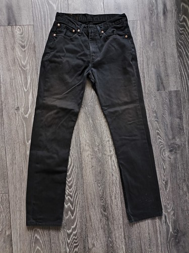 Levi's 751 Jeans Black Regular Straight Men's Size W32 L34 100% Cotton