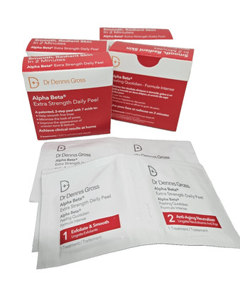 Dr Dennis Gross Alpha Beta Xtra Strength Daily Peel Step1 & 2-15 Duos (PLZ READ)