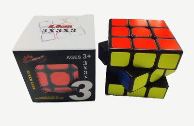 1pc Integear Magic Speed Cube  Cube 3x3x3 Twist Puzzle Cube Toy Vivid Colors 