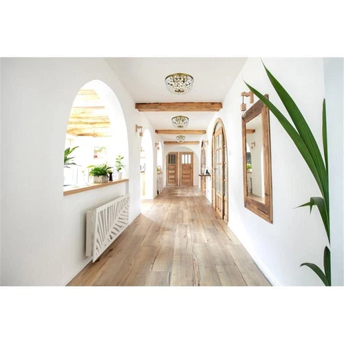 Elegant Lighting Cora 10" Iron and Crystal Flush Mount in Brass - Picture 8 of 8