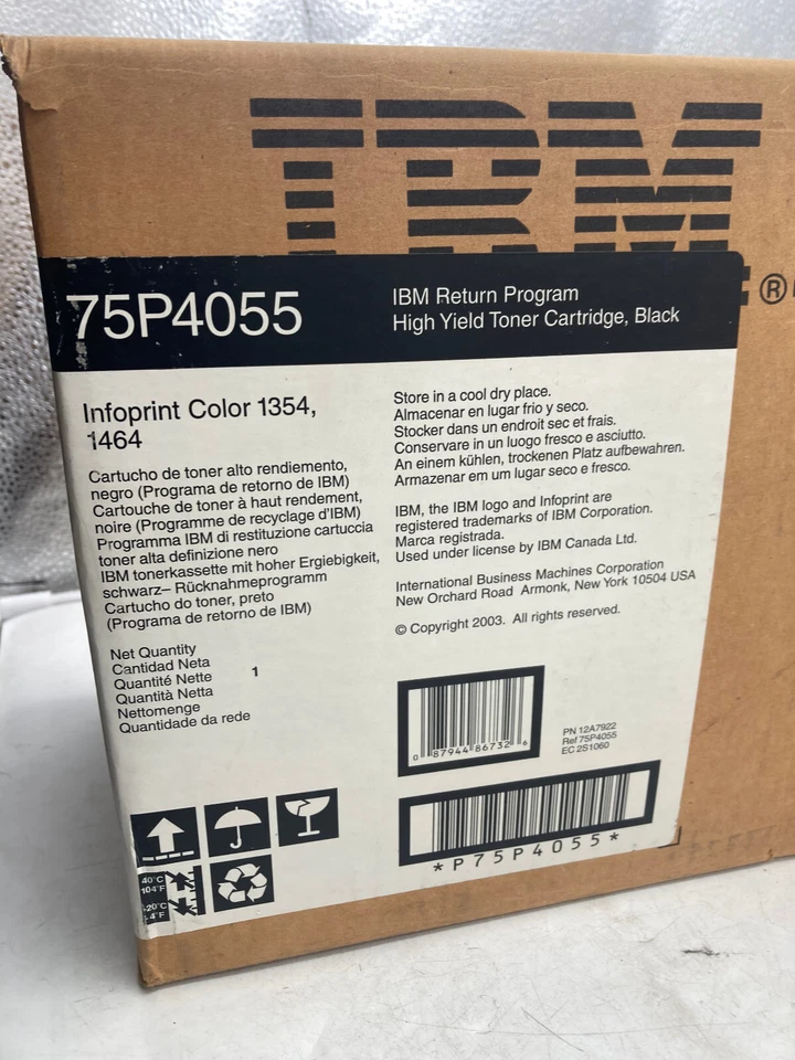 IBM 75P4055 black toner cartridge for the Infoprint Color 1354 and 1464 - Image 4 of 4