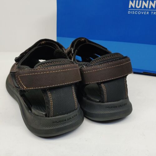 Nunn Bush Riovista Fisherman Sandals Mens Size 14 M Brown/Black 84845 Outdoors - Afbeelding 7 van 10