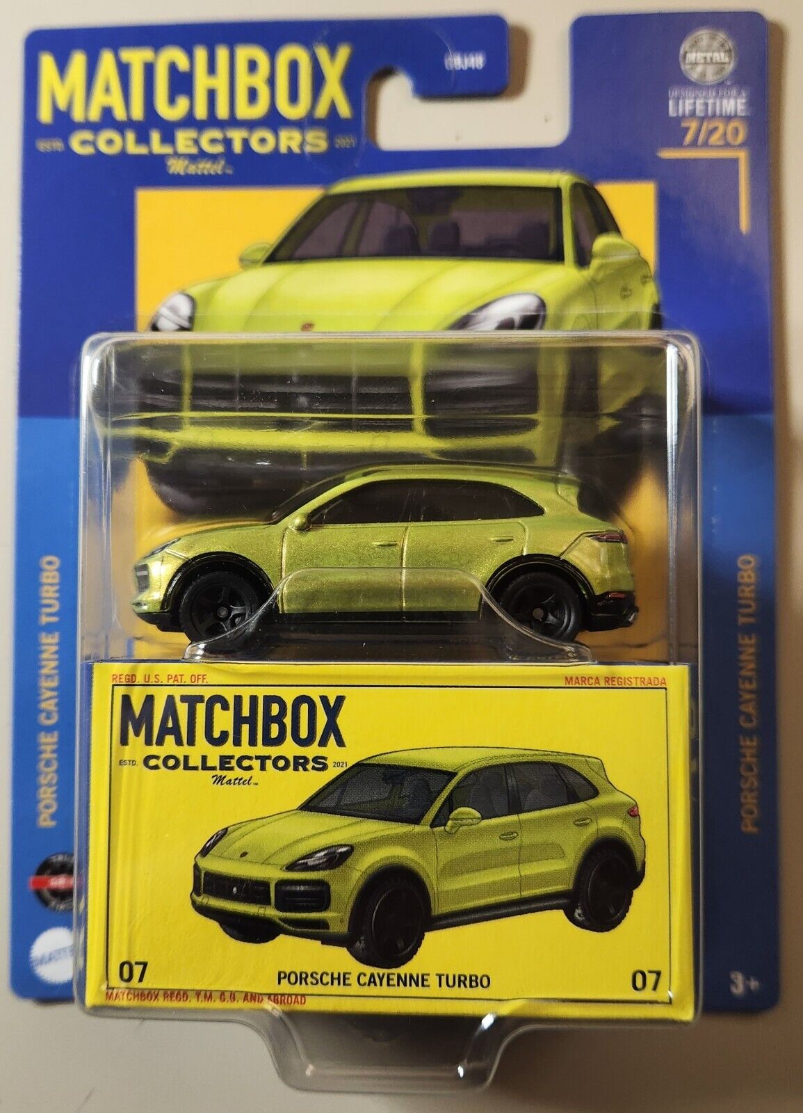  2024 Matchbox Collectors Porsche Cayenne Turbo 7/20 Green Lime 🆕