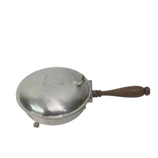 Vtg Sheffield Silver Plated Silent Butler Crumb Catcher EPC 300 Stallion Lid USA