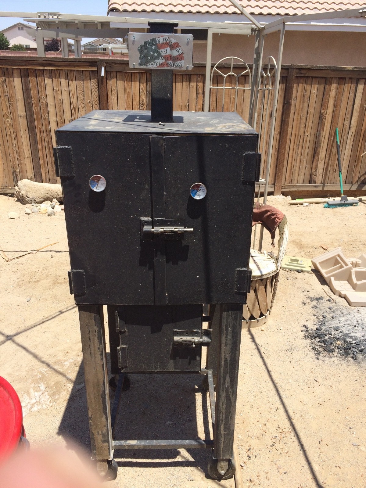 Cabinet smoker Lightly used 3 shelf 