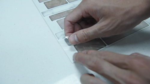 Paquete de 10 azulejos de pared autoadhesivos para salpicadero de cocina Art3d - Vídeo 1 de 1