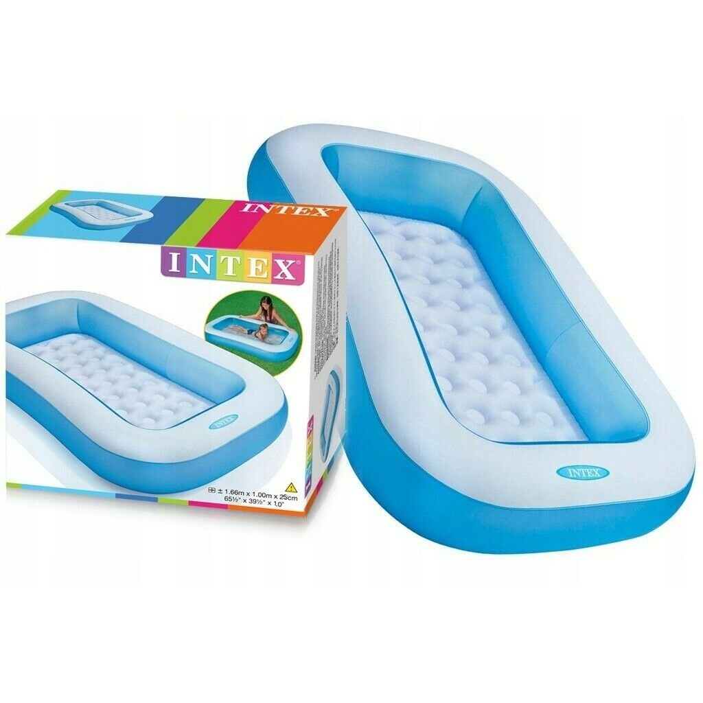 Piscina infantil rectangular inflable Intex piscina infantil diversión de verano