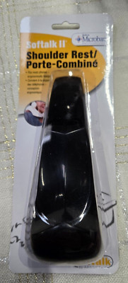 Softalk Ii New Softalk II Black Phone Shoulder Rest | Landline Telephone Accessory ...