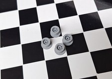  3D 4 Gray VL RIMS Wheels w/ 2mm Axle Hole fit Schaper Stomper 4x4 Truck