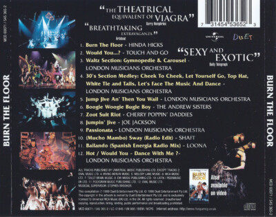 Various - Burn The Floor (A Breathtaking Journey) (CD, Comp) (Near