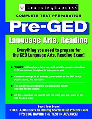 Pre-GED: Language Arts, Reading Paperback Learning Express Editor