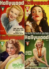 Hollywood - Golden Age Movies Fan Magazine (1934-1943) - 108 Old Issues on DVD