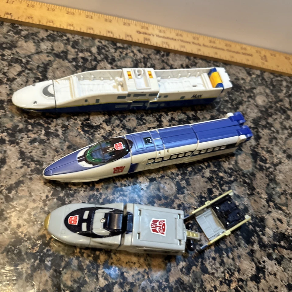 Transformers Railspike Y Rapide Run 2001 Rail Racer Trainbots Foto 4 de 4