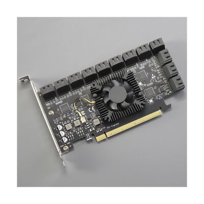 GLOTRENDS SA3824A 24-port PCIe 3.0 X8 SATA Expansion Card