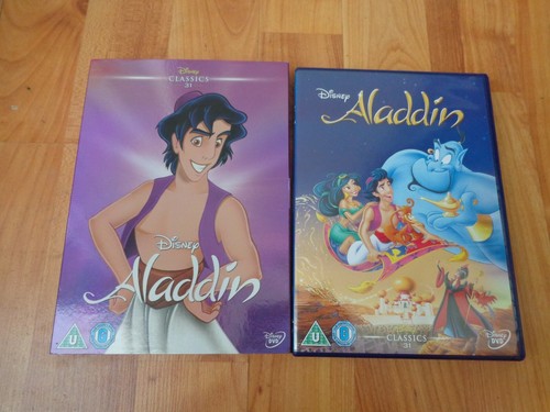 DISNEY CLASSICS NUMBER 31 ALADDIN DVD LIMITED EDITION O RING SLEEVE - Picture 2 of 2