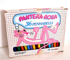 PINK PANTHER 80s Adica Pongo Italy 36 box markers mint