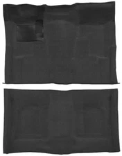 New! 1968 - 1973 Chevy Nova 2-Door MOLDED BLACK CARPET Loop Rug BENCH Seat