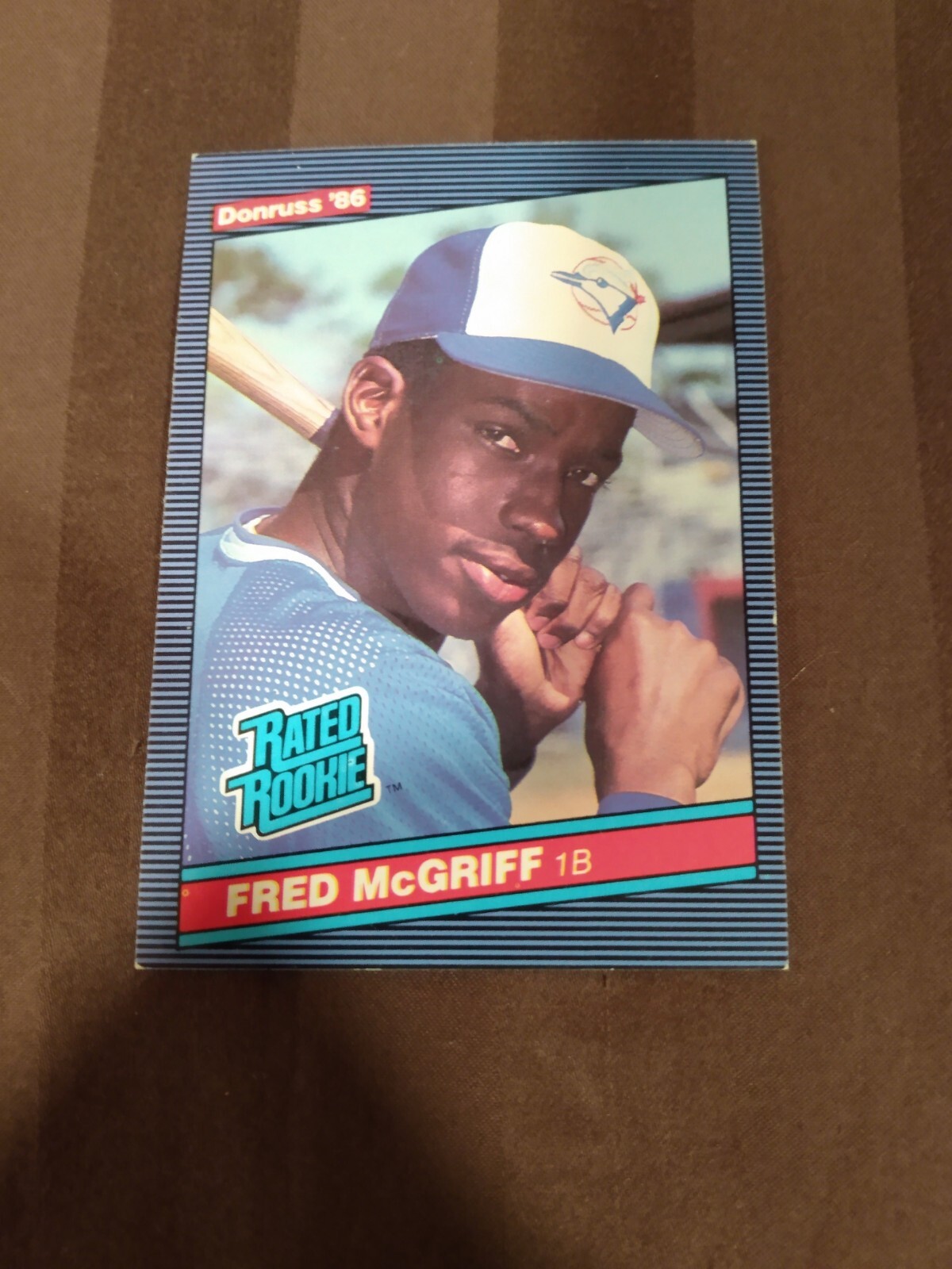 1986 Donruss #28 Fred McGriff RC Rookie Toronto Blue Jays HOF Braves Rays Rated