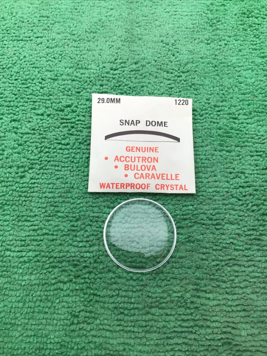 Verre De Montre Bulova 24,8x19,5 Mm – Rocket Cylinder Crystals NOS Acrylique