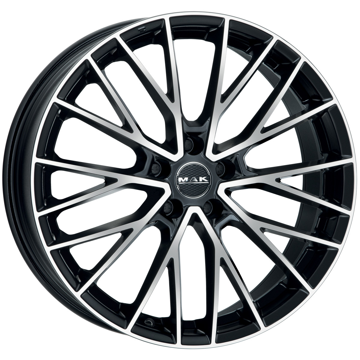 4 Cerchi MAK SPECIALE 8.5x19 5x112 ET32 66.5 BLACK MIRROR AUDI A4 A5 A6 A7 Q3 Q5