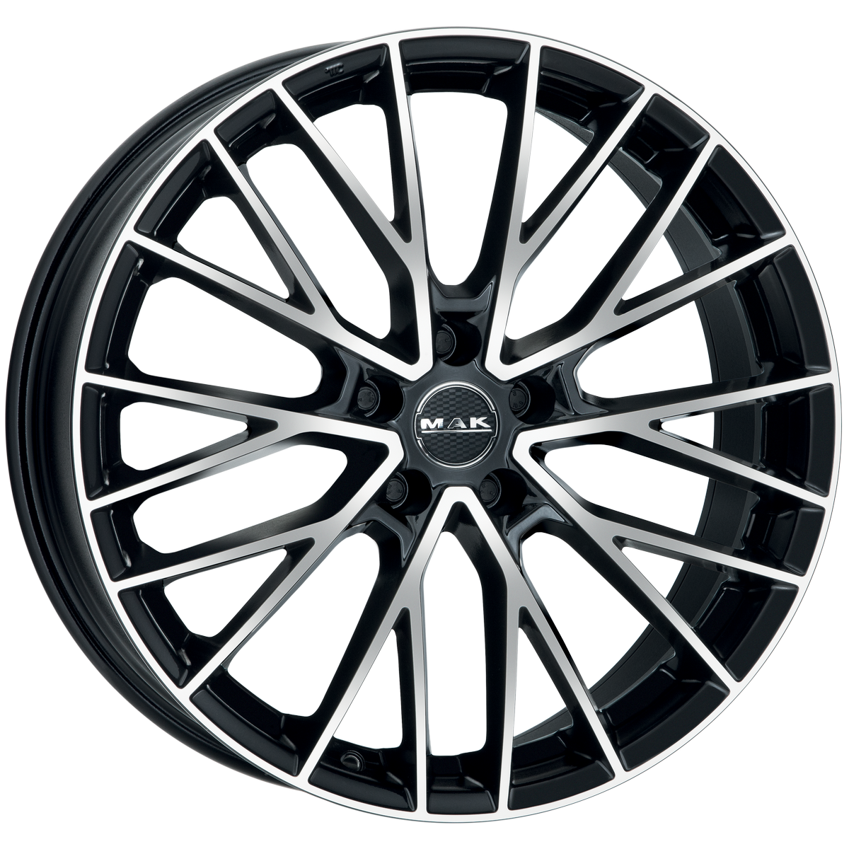 4 Cerchi MAK SPECIALE 8.5x19 5x112 ET32 66.5 BLACK MIRROR AUDI A4 A5 A6 A7 Q3 Q5
