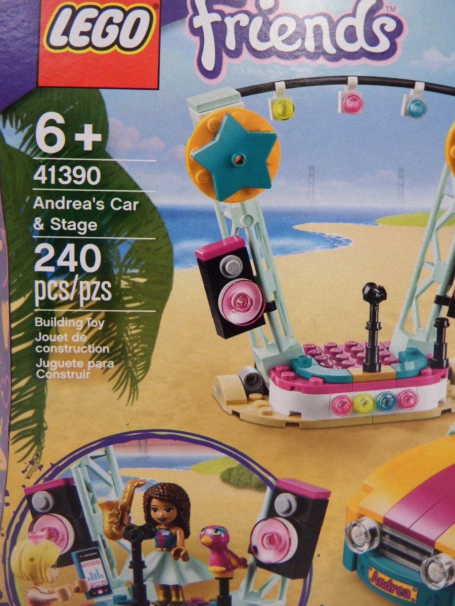 LEGO - FRIENDS #41390 ANDREA'S CAR & STAGE - 240 piece set - Ages