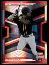 2023 Elite Extra #122 Homer Bush Jr. Prime Numbers A Die Cut #/200