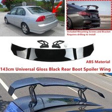 For 2001-2005 Honda Civic Sedan Gloss Gt-style Trunk Spoiler Wing 56 Universal