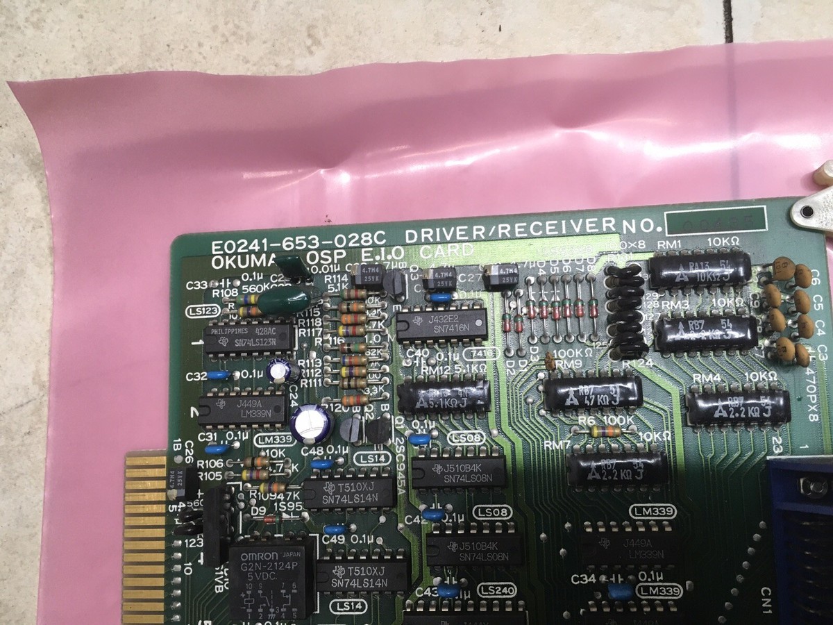 OKUMA OSP EIO CARD E0241-653-077 CNC BOARD TESTED, WARRANTY | eBay