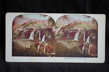 Stereo pair Original stereo image historic nature Tivoli Italy  25
