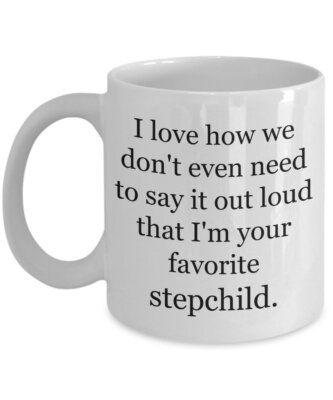 Stepmom Gifts Stepdad Mug Gift For Mom & Dad For Valentines Day Mothers Day Fath
