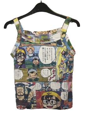 Dr Slump Out of Time Work Blue Label vest t-shirt S. Anime manga