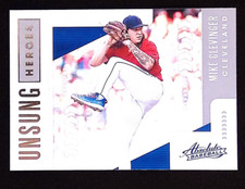 Mike Clevinger Unsung Heroes 2020 Panini Absolute Baseball UH1 Cleveland Indians