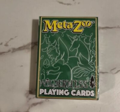MetaZoo X USPCC X WPT Kickstarter Wilderness Playing Card Deck Box Neu Sealed  