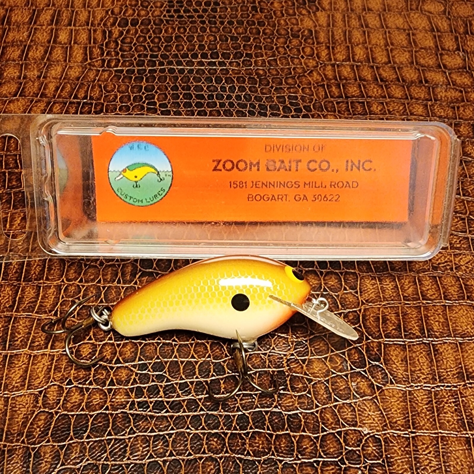Zoom Bait Company WEC Sand Flea Handmade Balsa Crankbait Ed Chambers F6