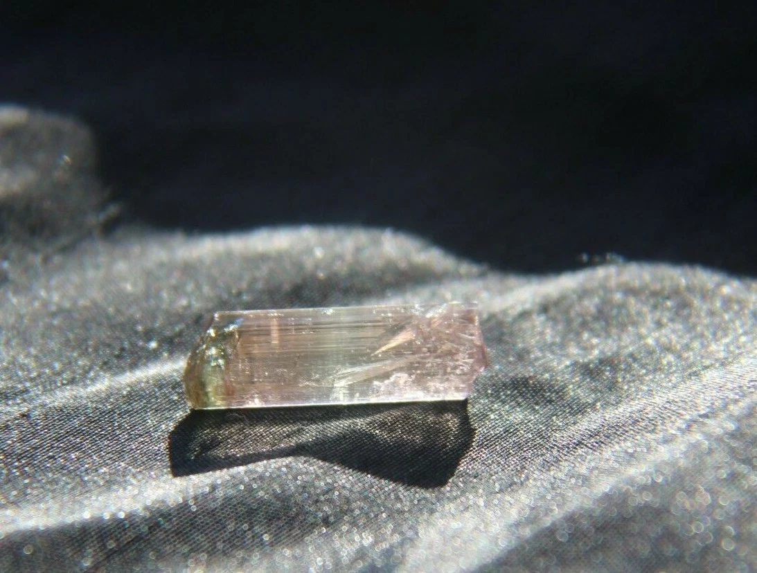 Exceptional Glassy Super Gem Achroite Tourmaline Crystal