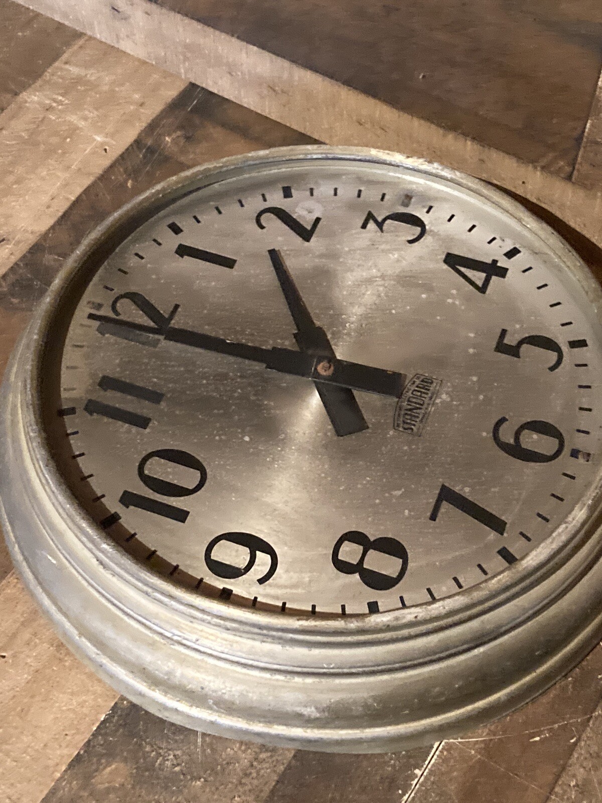 Vintage Industrial Standard Electric Time Co. Wall Clock Estate Find eBay