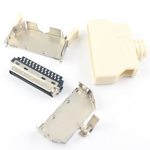 1 pieza SCSI 50 pines MDR macho CN enchufe de soldadura conector carcasa kit de escudo para cable - Imagen 22 de 23