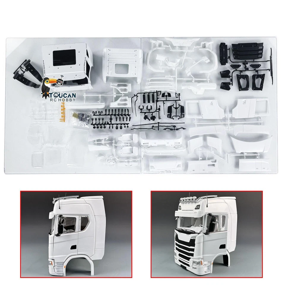 770S Plastic Cabin Kits for RC Tractor 1/14 Truck Remote Control Dumper Car Part - Image 2 of 4